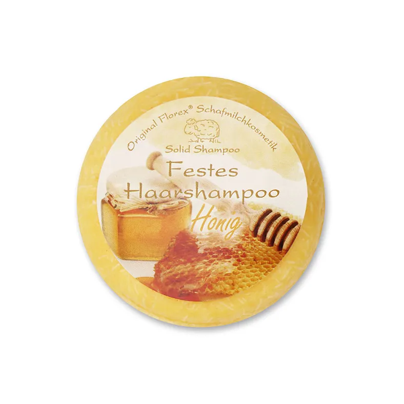 Festes Haarshampoo Honig