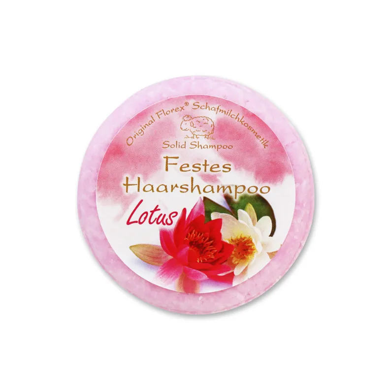 Festes Haarshampoo Lotus